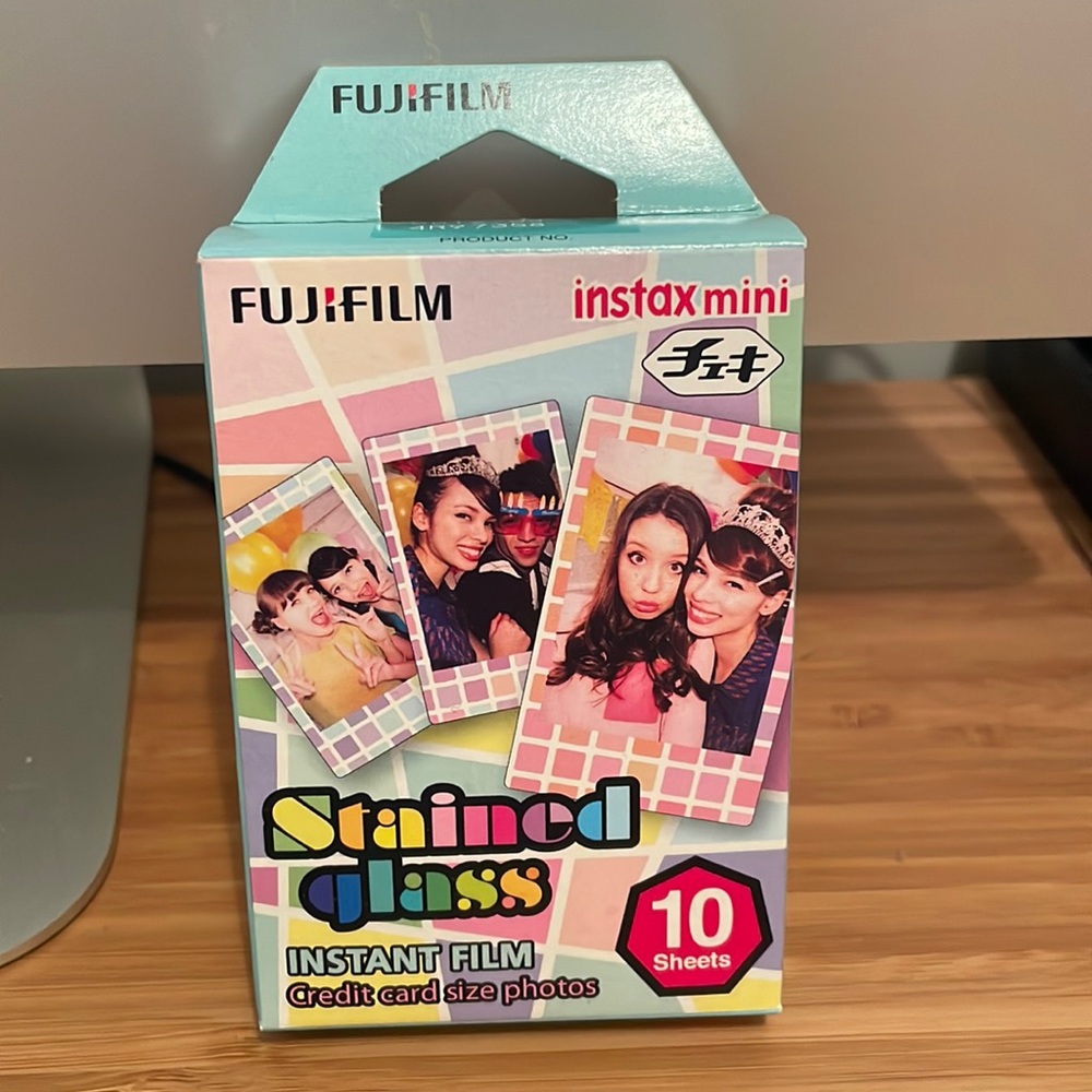 Fujifilm Instax mini film stained glass film